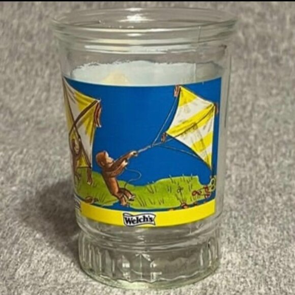 Welch’s Curious George 5 Jelly Jar Glass - Picture 3 of 6